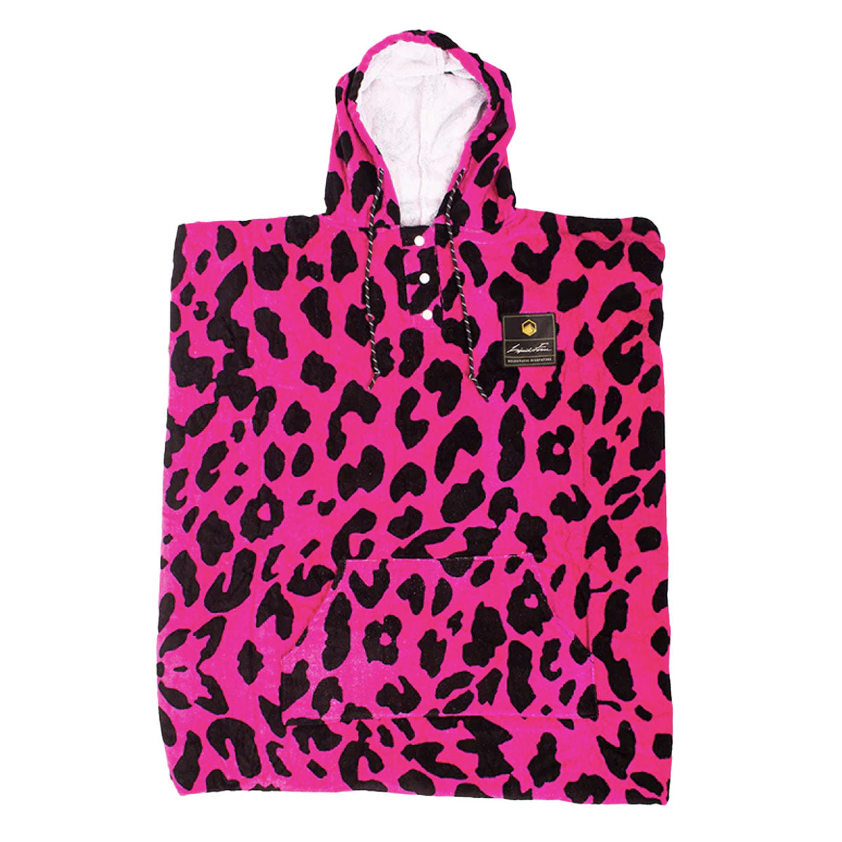 Pink and black leopard print Punk Changer Towel adds a bold style shift.
