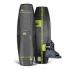 RDX w/ Transit 6R wakeboard: Gray & black with green accents in the Boat Wakeboard Package.