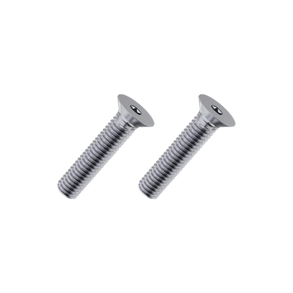 Two 25mm Screws M8-T40 with threaded bolts.