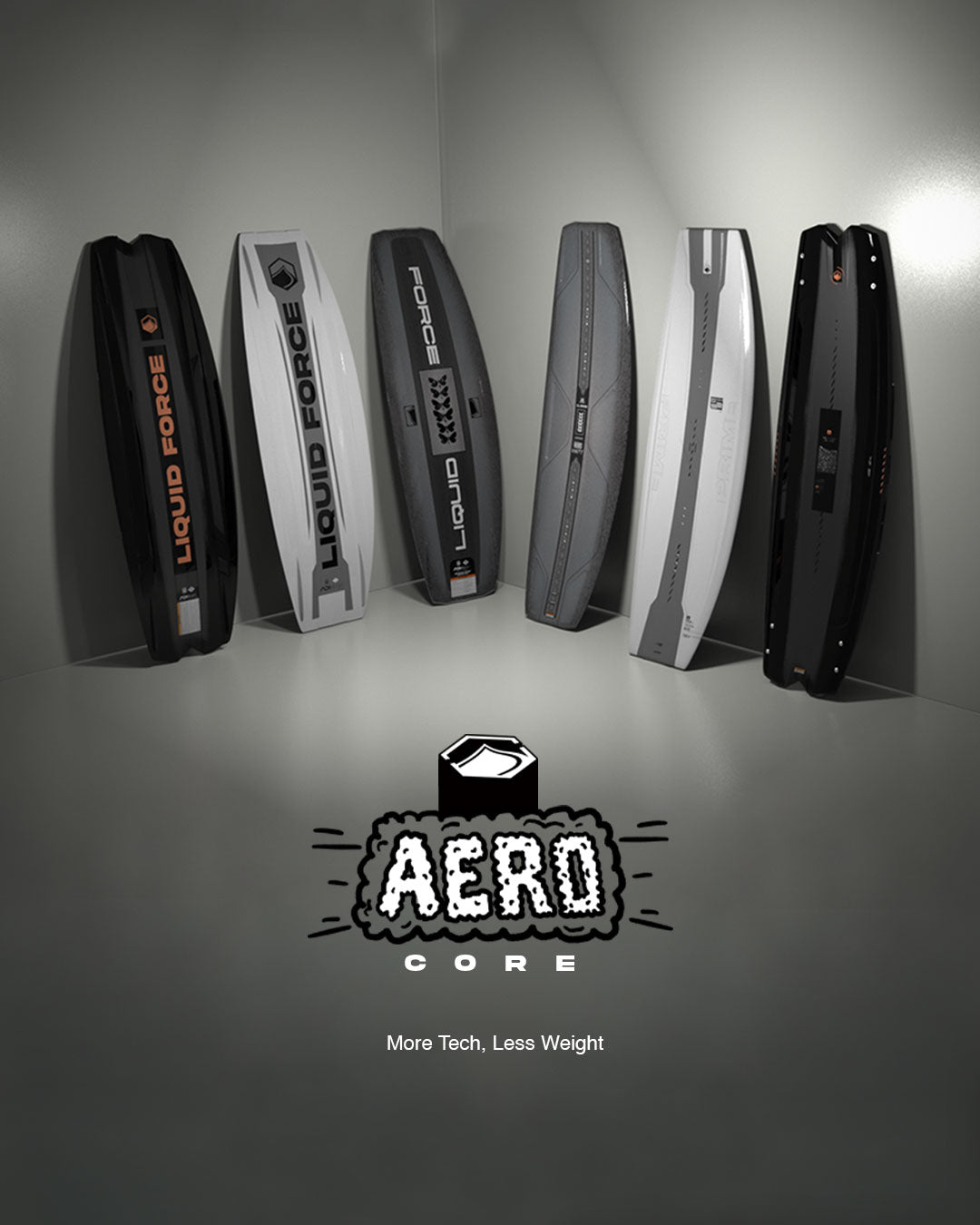 2025 Liquid Force Aero Core Collection of Wakeboards