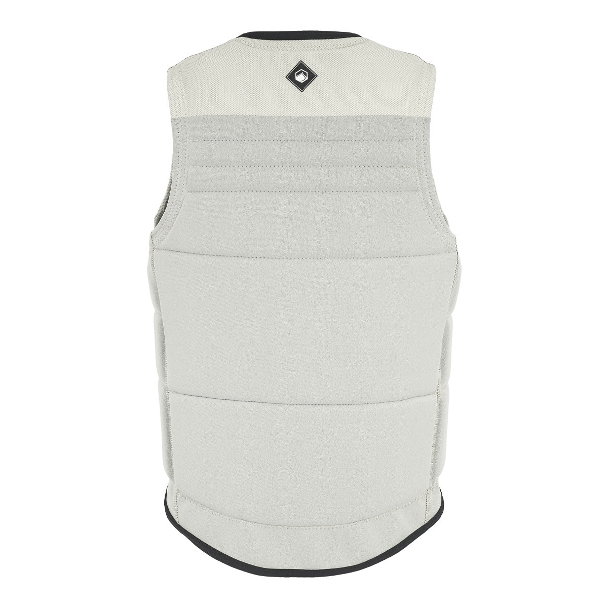 Back view of the cream Fuse Comp Vest with LF logo detail at the top center.