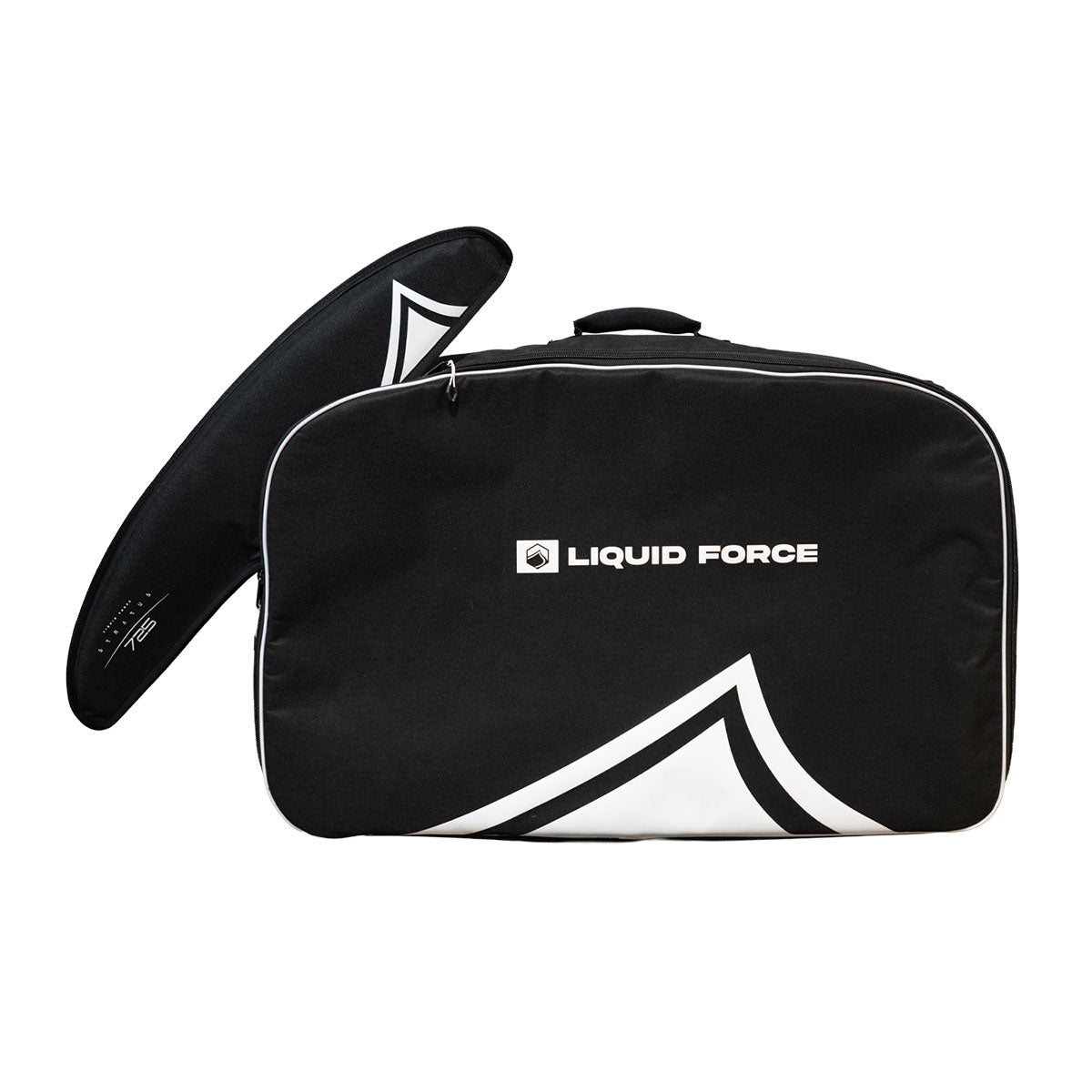 Front view of the FuseLock Foil Set Bag with black exterior and bold white graphic.