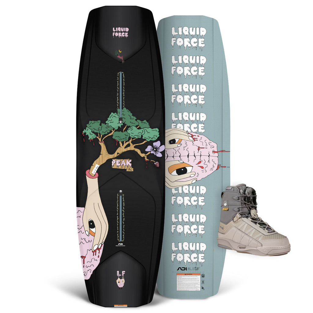 Feel The Pull | 2026 Peak Wakeboard w/ Peak 4D Binding Package