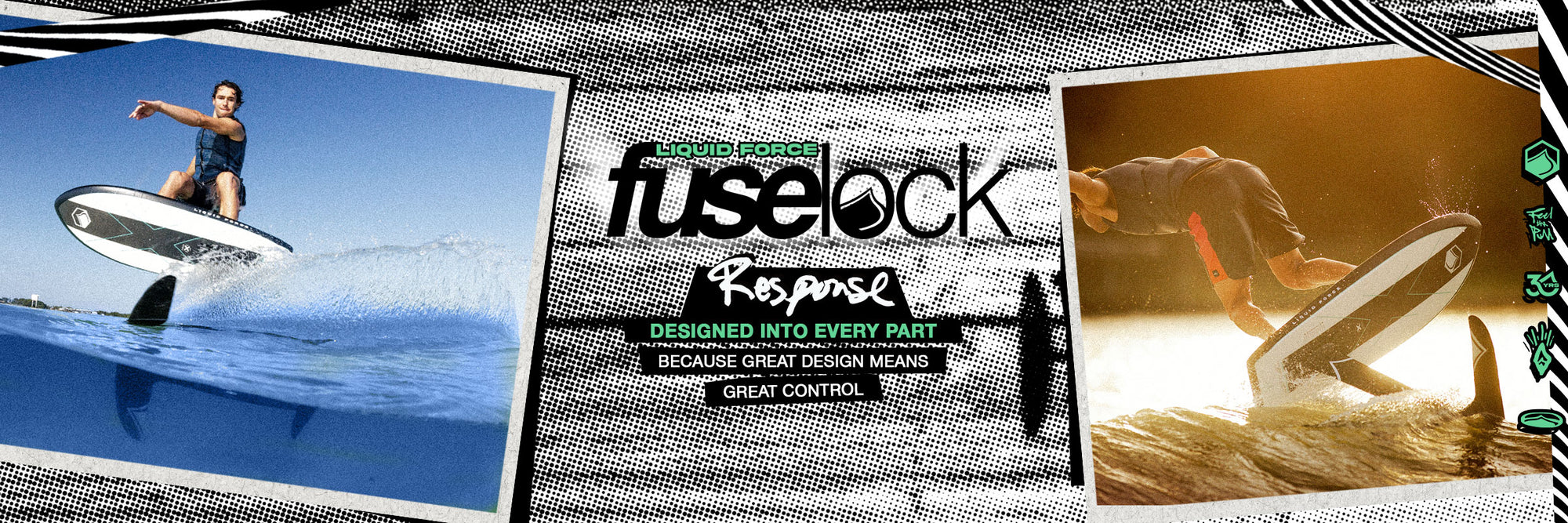 FuseLock Foil Response Ad with foilers on either side in the background