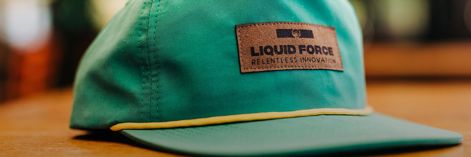 Liquid Force Hat Collection - Close up picture of LF hat