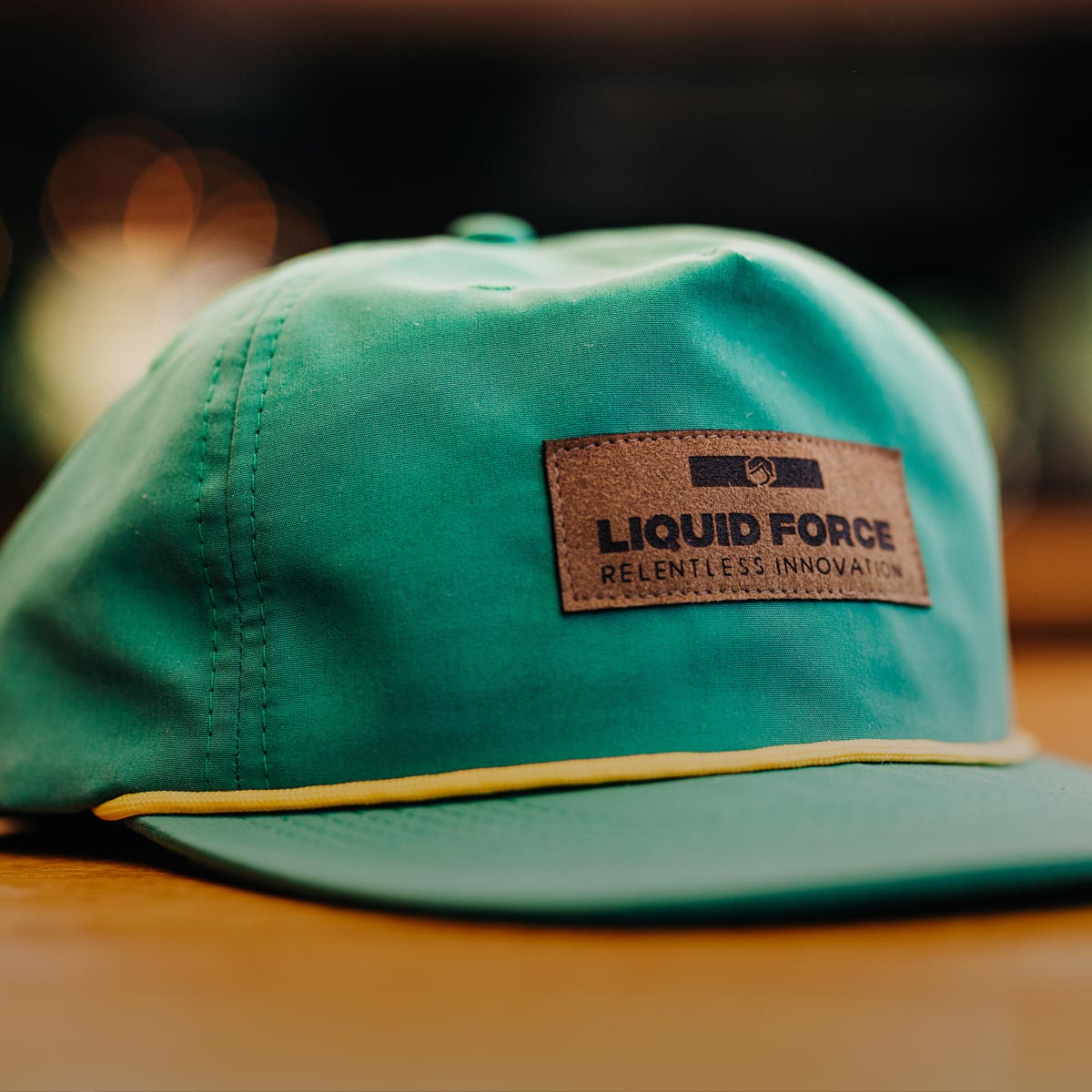 Liquid Force Hat Collection - Close up picture of LF hat
