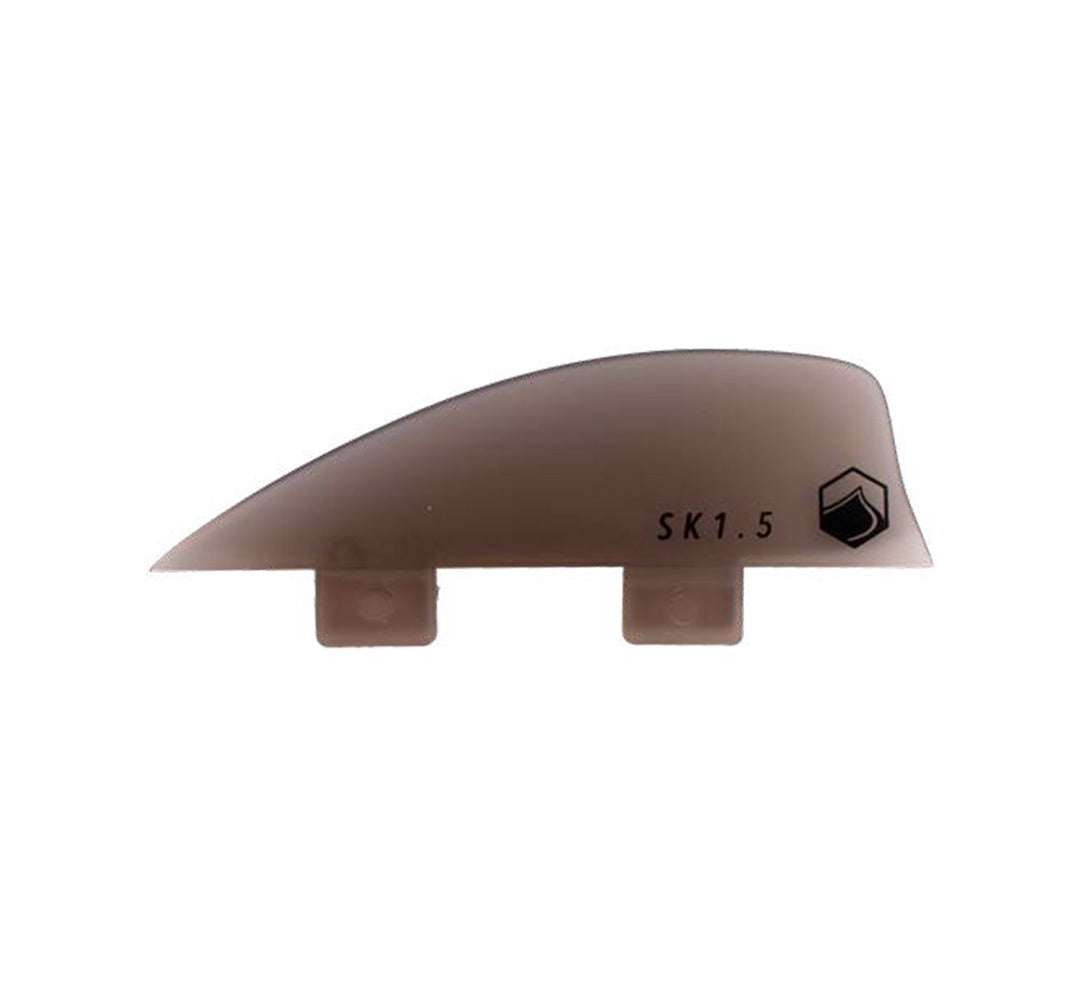 Wakesurf skim replacement fin kit labeled SK Dual Tab Fin with a logo.