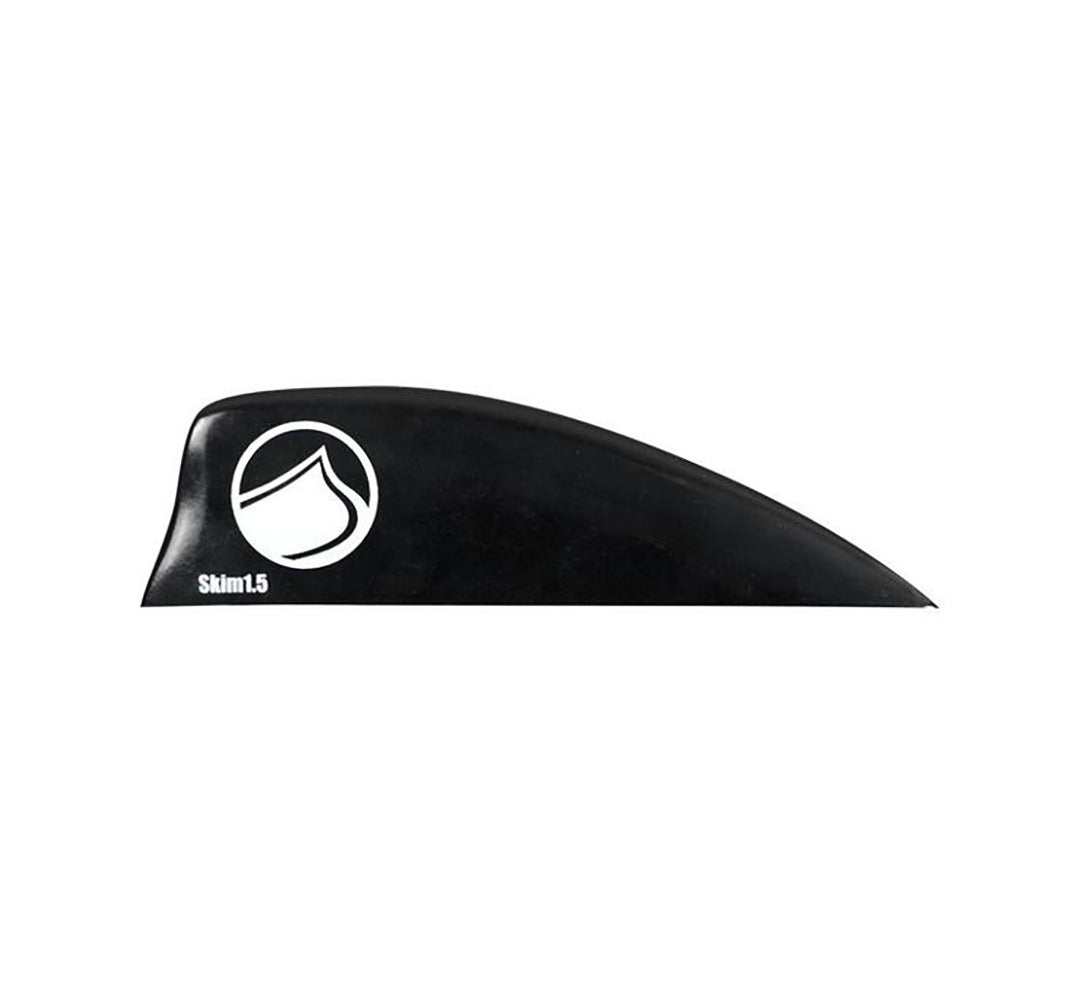 Black Wakesurf Board Skim-style Fin Kit 10-24 with a white logo against white background.