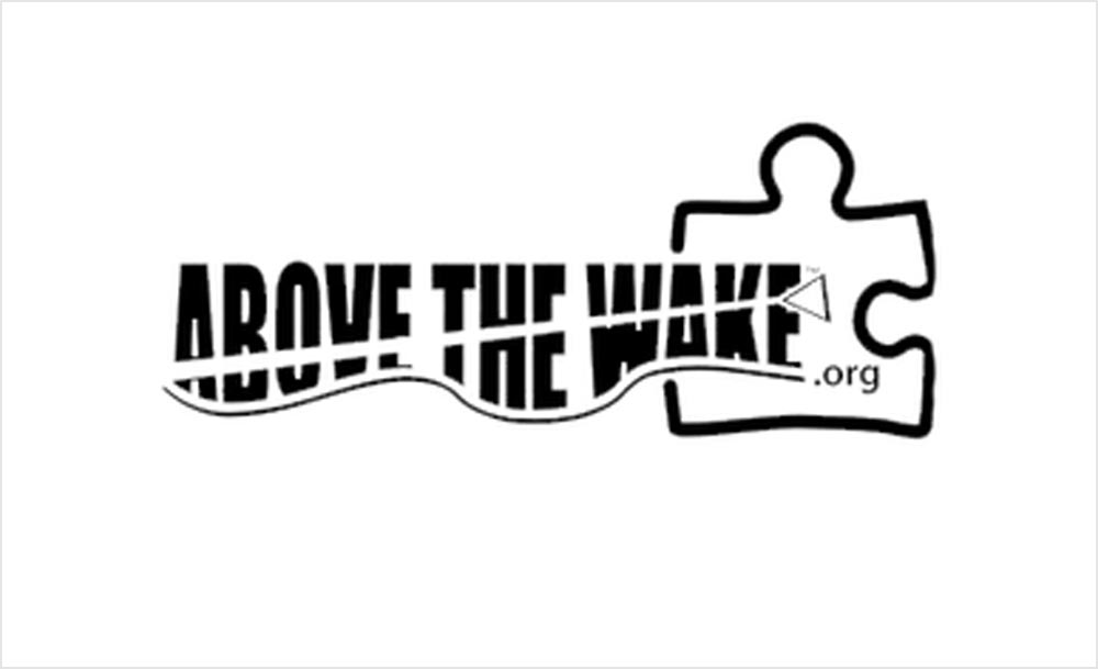 Above the Wake logo in black.