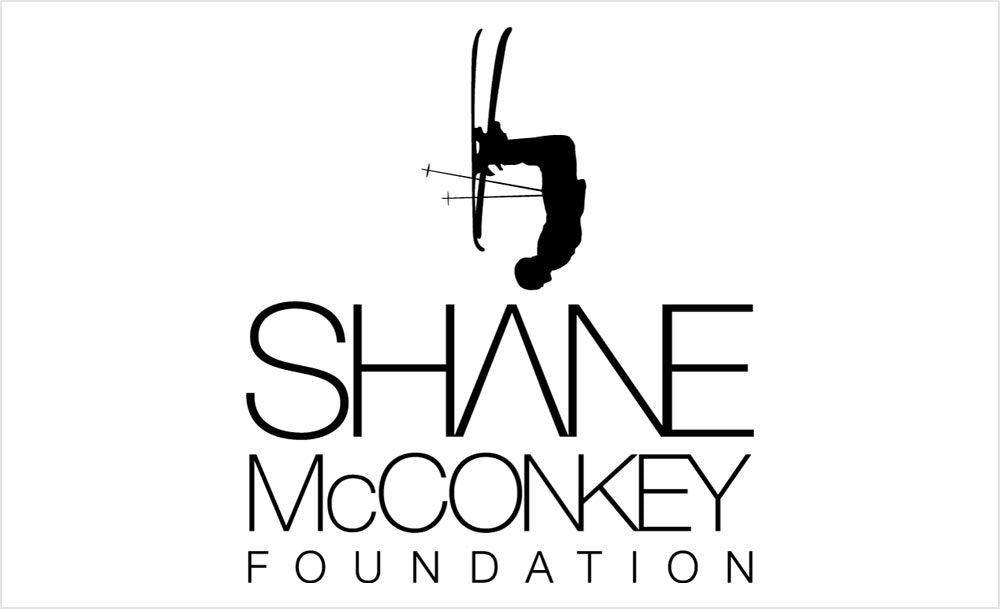 Shane McConkey Foundation logo in black.