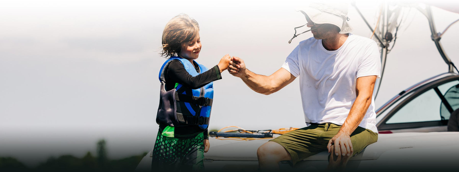 2024 Ruckus Youth CGA Life Jacket (Blue/Grey) Liquid Force Wakeboards