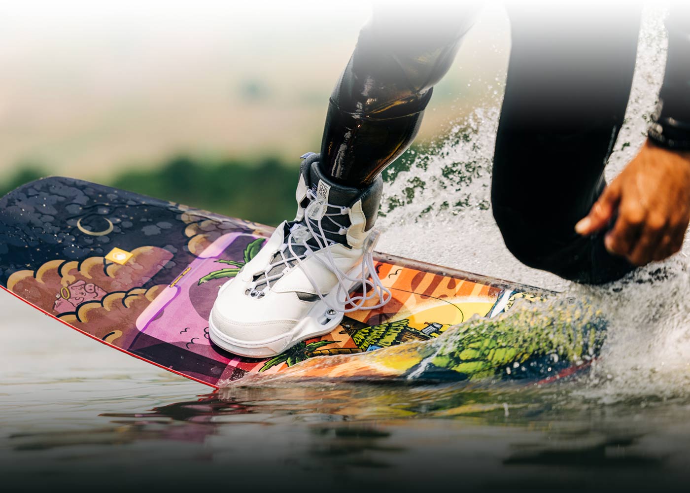 2024 TAO 6X (White) Wakeboard Bindings Liquid Force Wakeboards