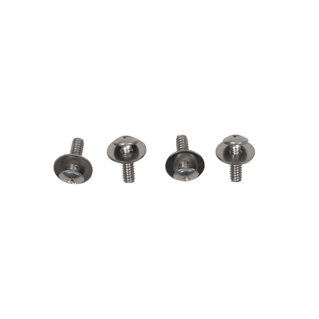 1/4-20 Binding Bolt Kit with round heads, ideal for mounting older wakeboard bindings against a white background.