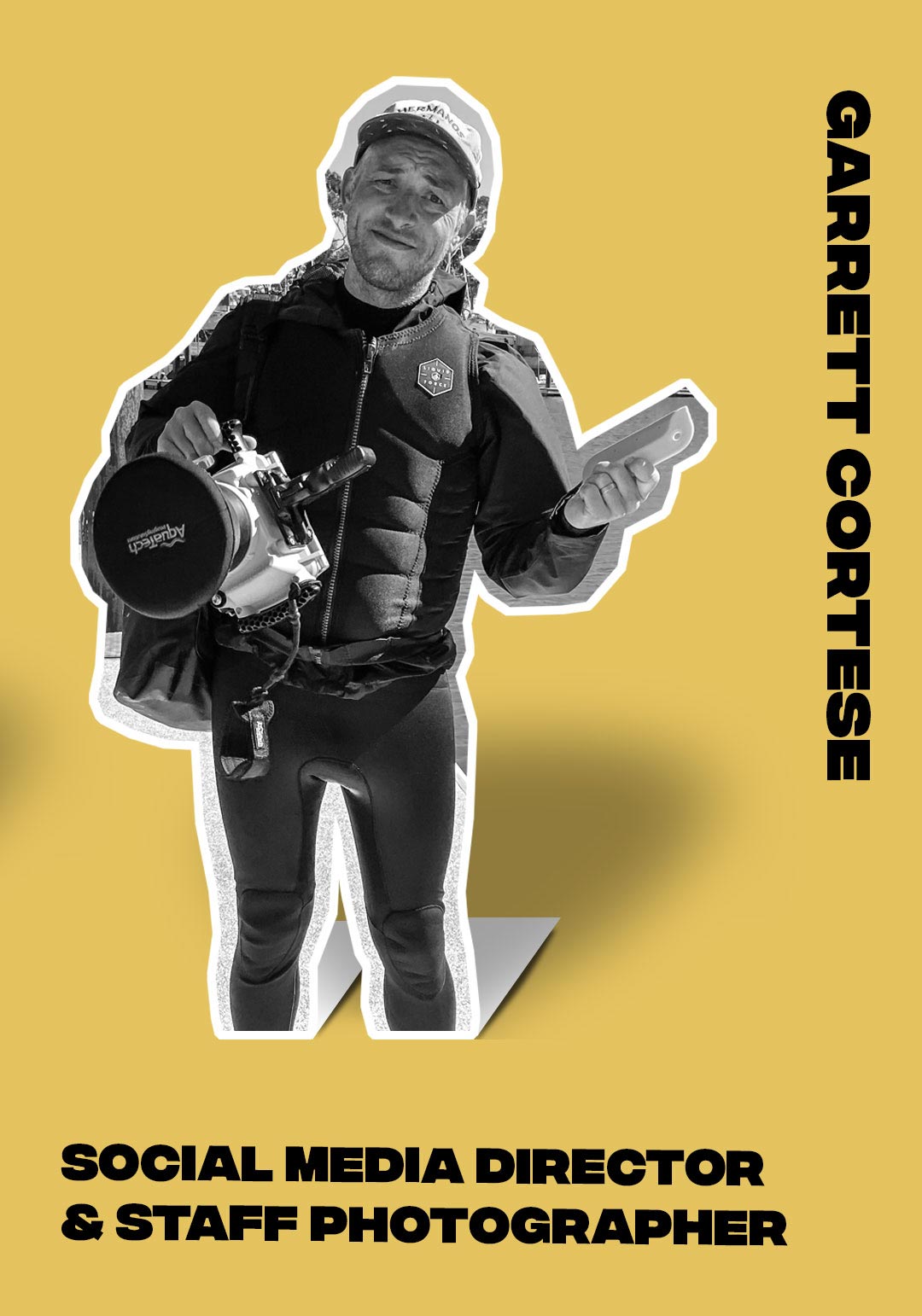 Person with a camera, Garrett Cortese, Social Media Director & Photographer.